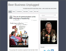 Tablet Screenshot of beerbusinessunplugged.com